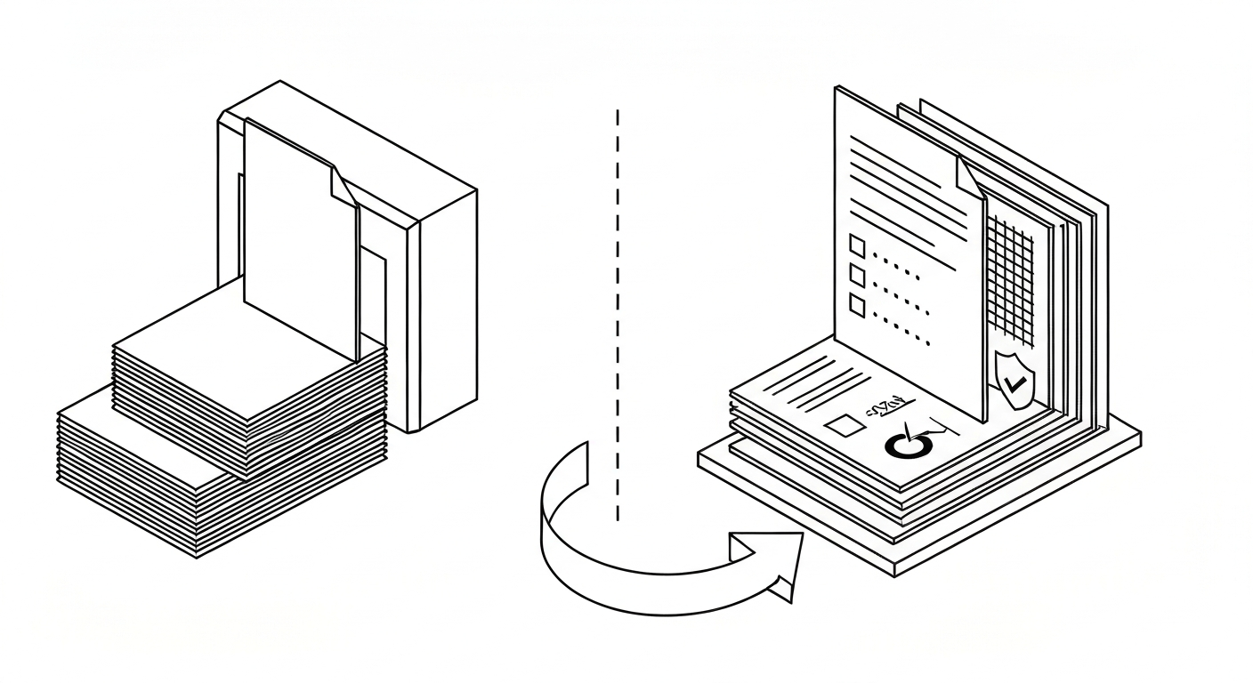 Two parallel paths: generic AI output vs structured context-driven output specific to your business